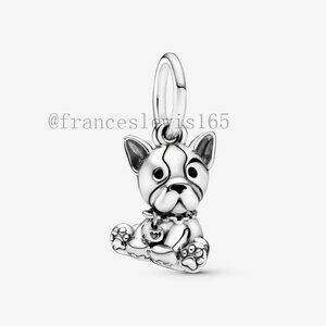 Pandora Bulldog Puppy Charm